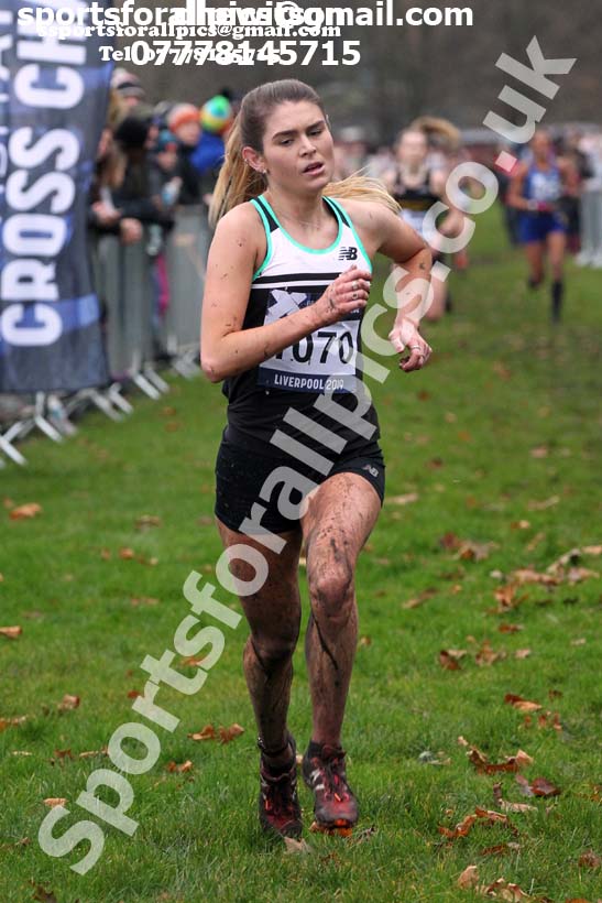 Senior and under-23 women, 2019 European Cross Country Trials and British Cross Challenge, Sefton Park, Liverpool.  Photo: David T. Hewitson/Sports for All Pics